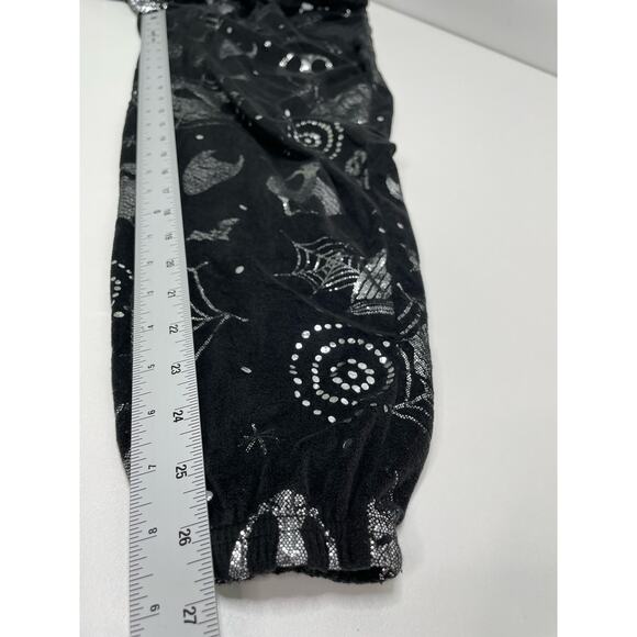 Disney Nightmare Before Christmas Jogger 8 10 NMBC Black Silver Sweatpant Lounge - Picture 9 of 10